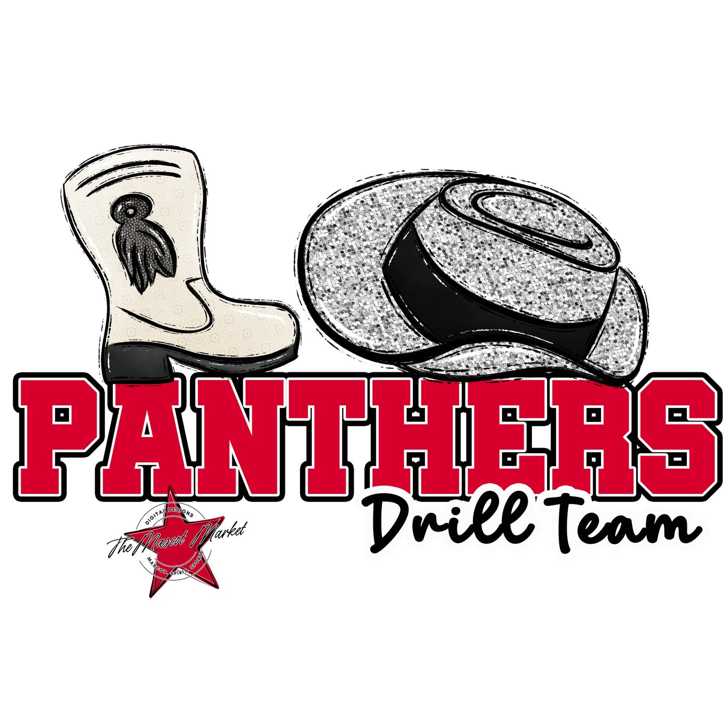 Panthers Varsity Drillteam-Red