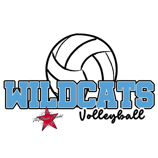 Wildcats Varsity Volleyball-Carolina Blue