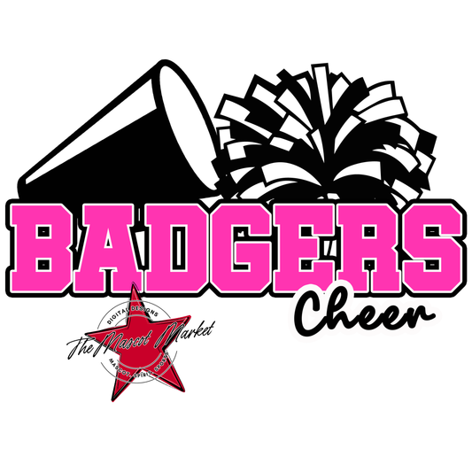 Badgers Varsity Cheer Design-Pink