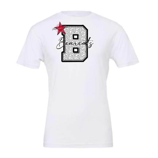 Bearcats Alpha Dots Design-Black & White