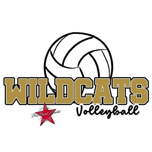Wildcats Varsity Volleyball-Gold