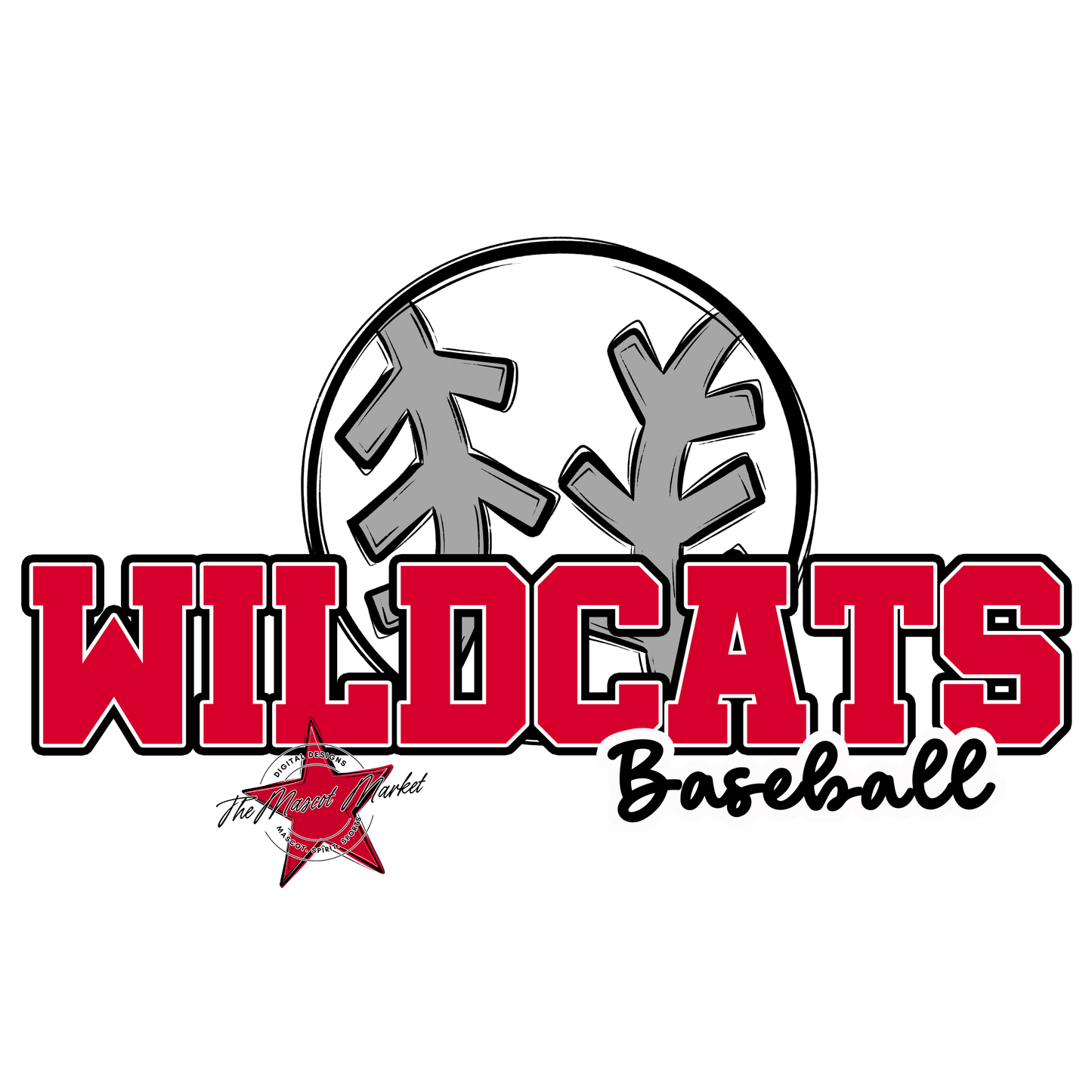 Wildcats Varsity Baseball-Red
