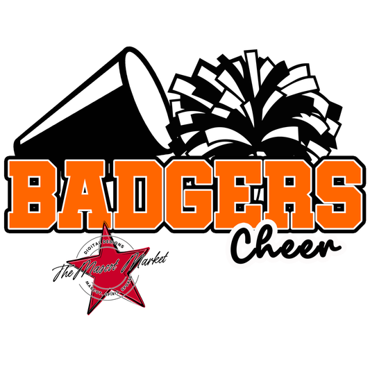 Badgers Varsity Cheer Design-Orange