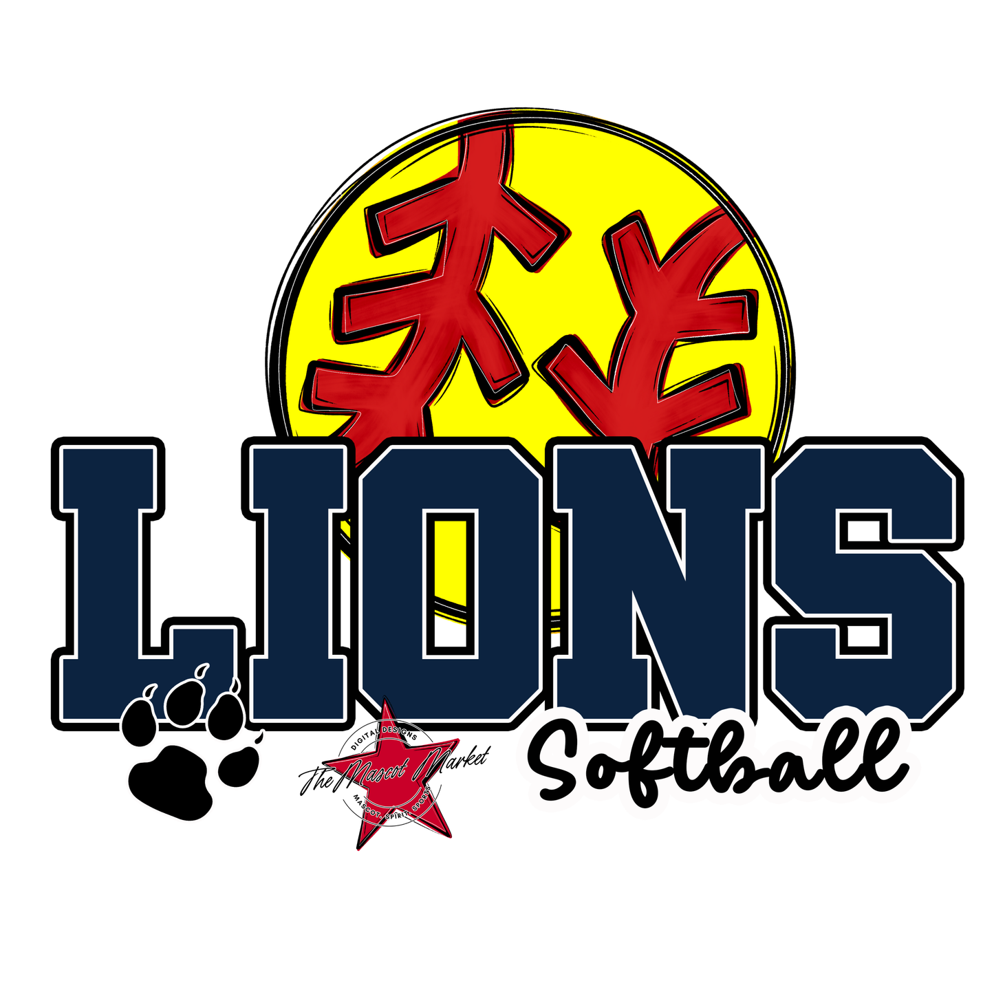 Lions Varsity Softball-Navy