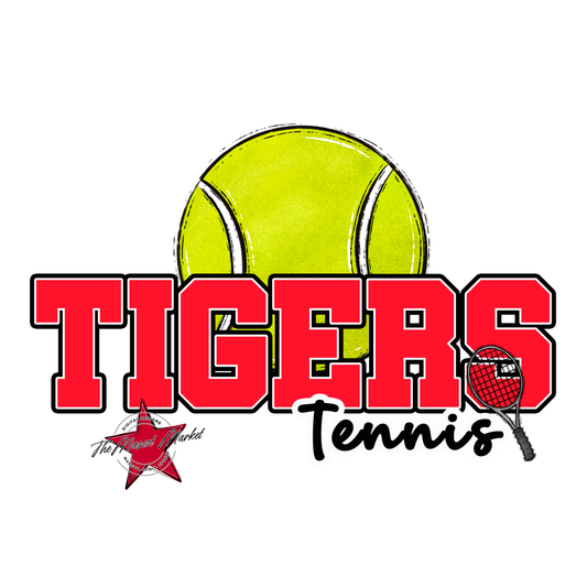 Tigers Varsity Tennis-Bright Red