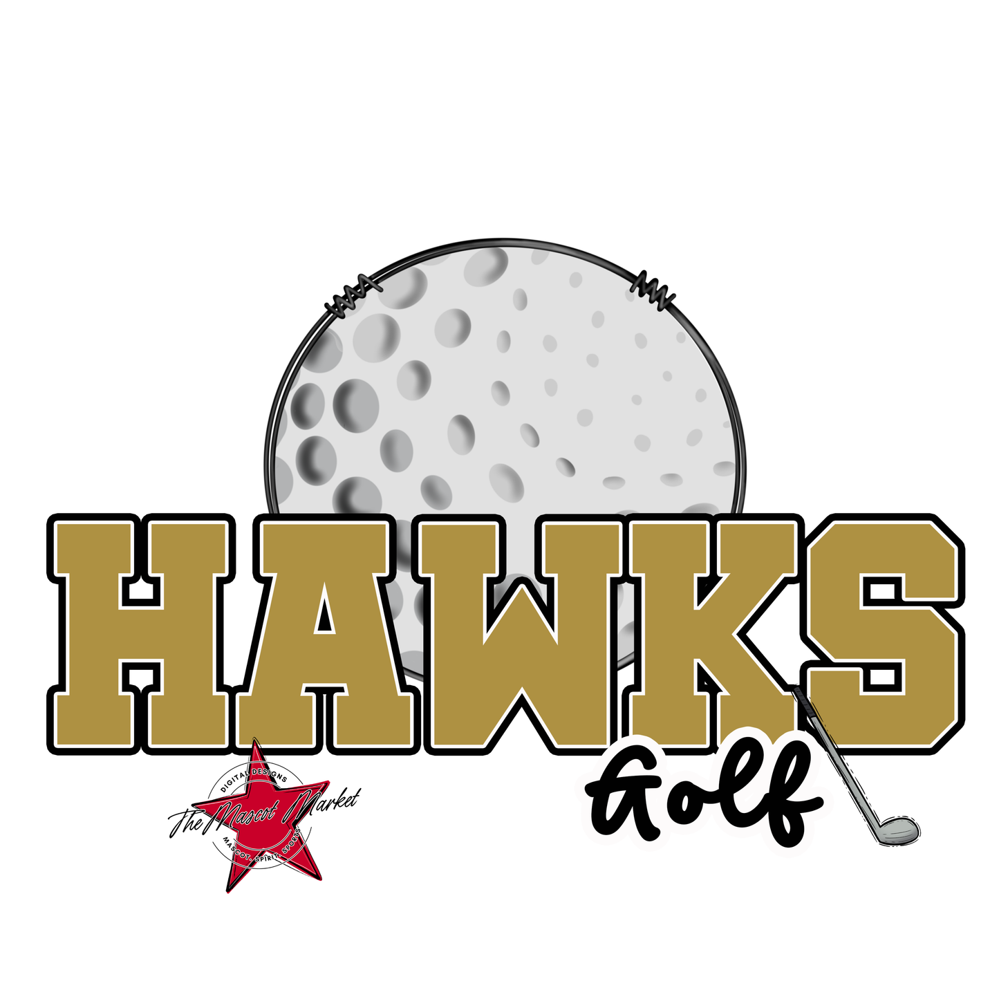 Hawks Varsity Golf-Gold