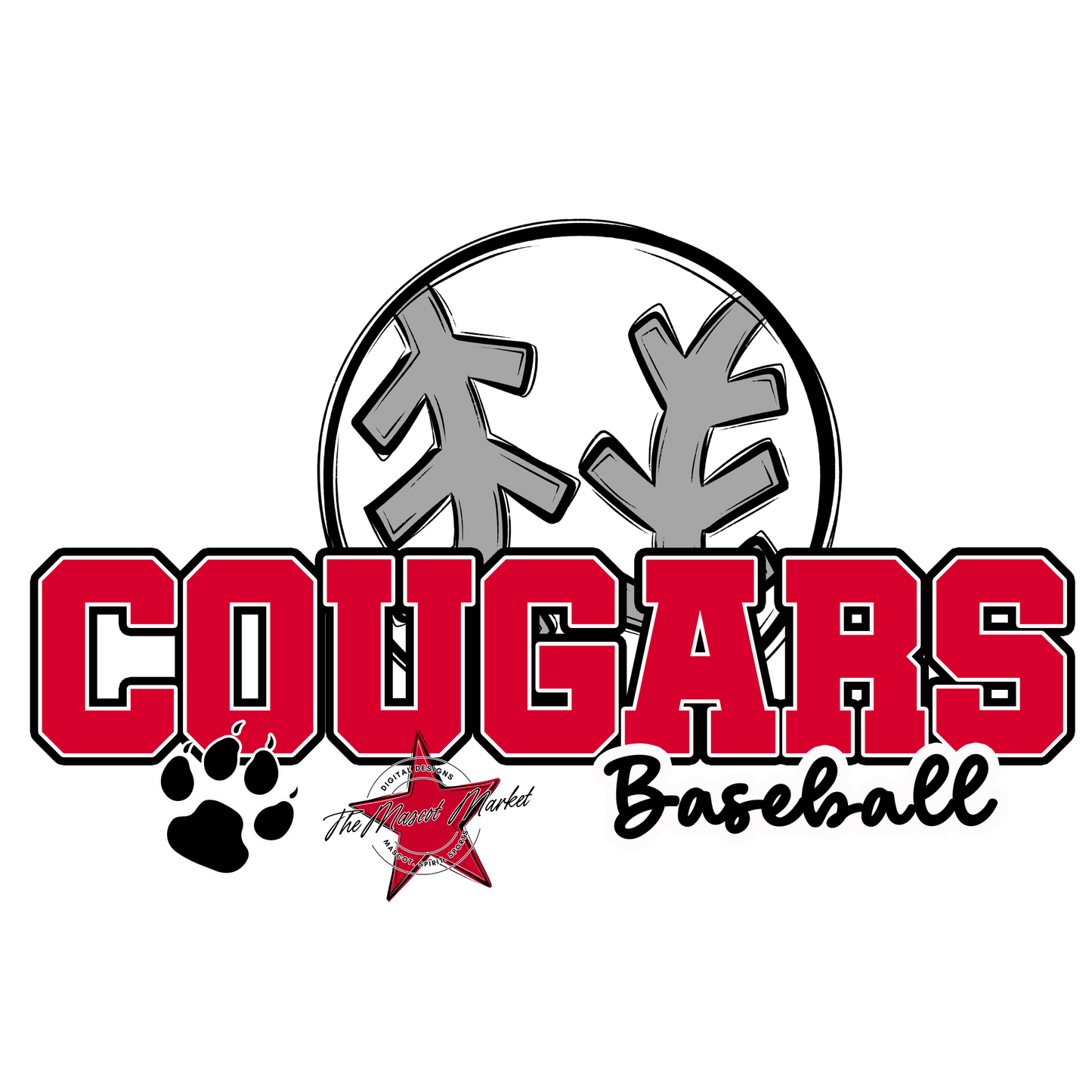Cougars Varsity Baseball-Red