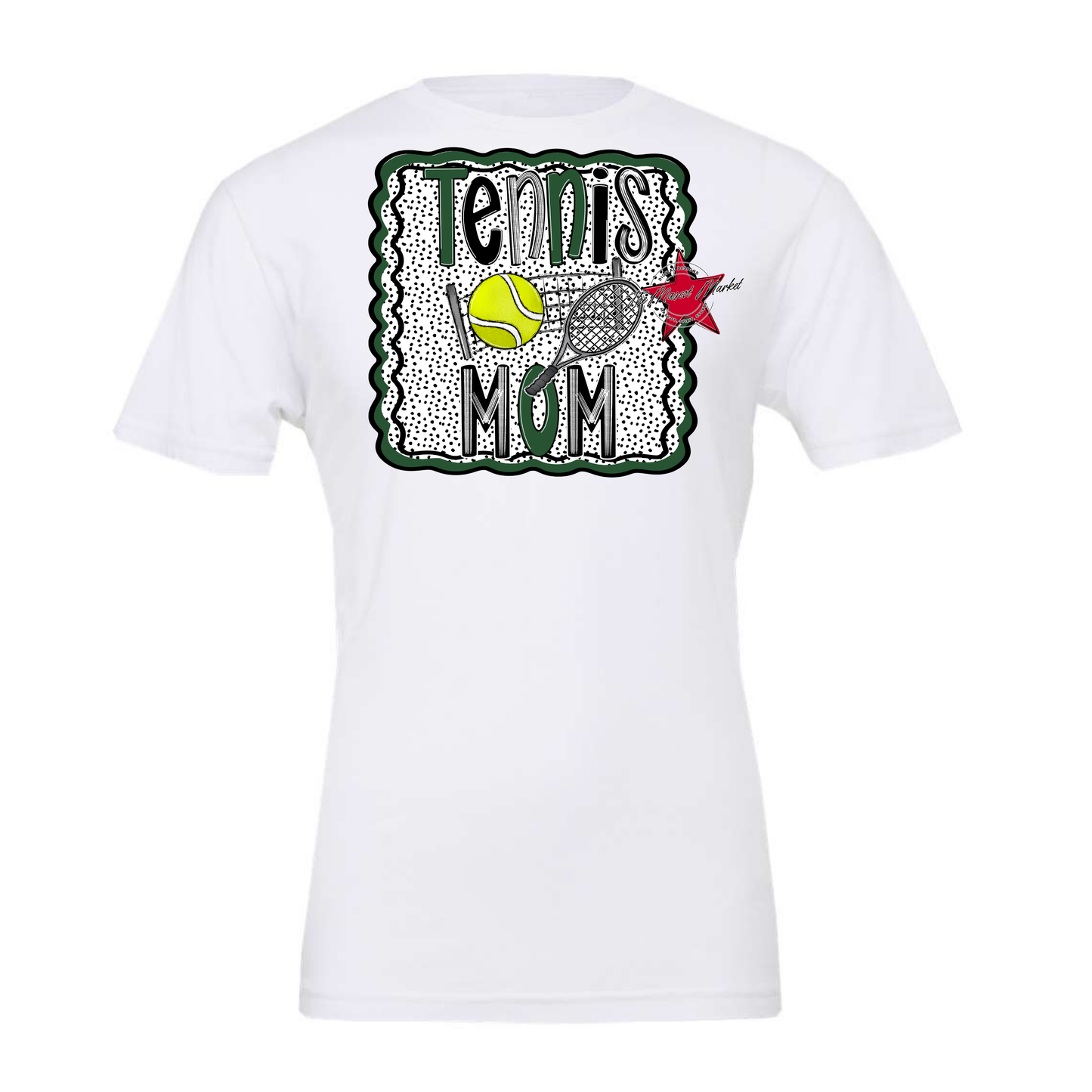 Tennis MomDot Design-Green