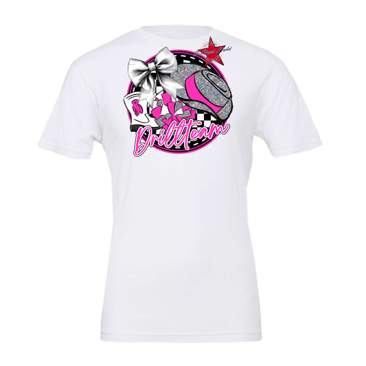 Drill team Circle Design-Pink Out