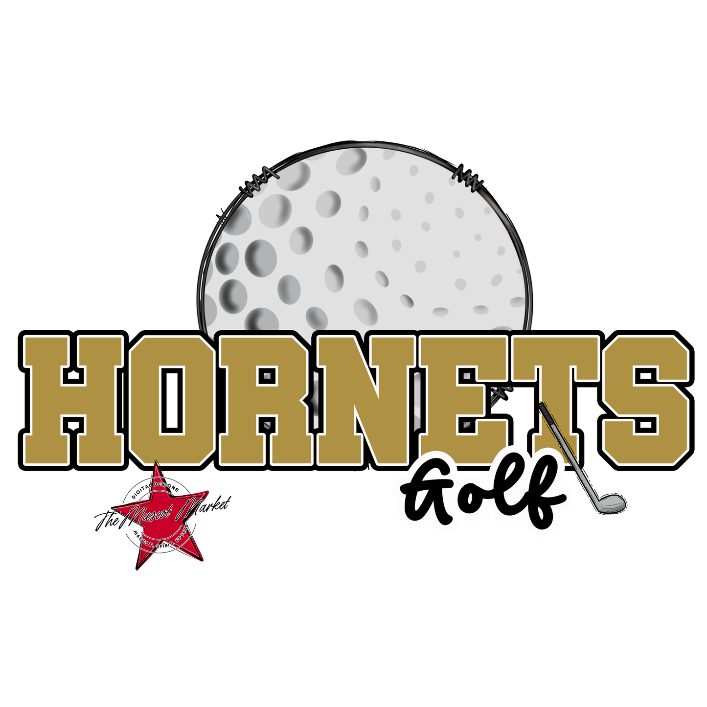 Hornets Varsity Golf-Gold