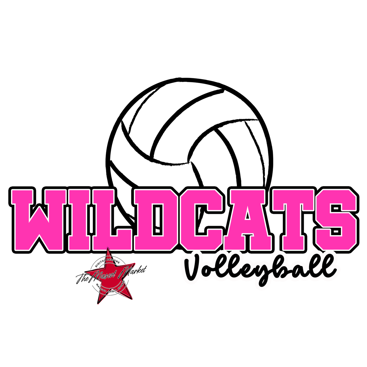 Wildcats Varsity Volleyball-Pink