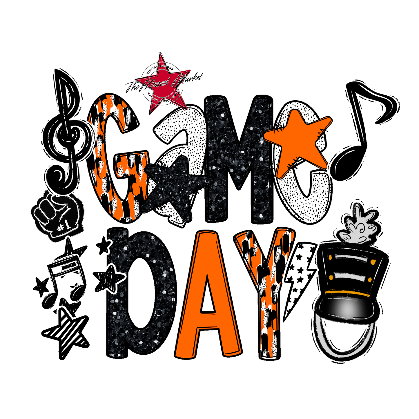 Game Day Scrape-Orange