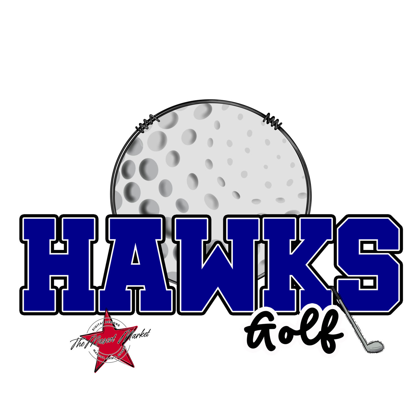 Hawks Varsity Golf-Blue