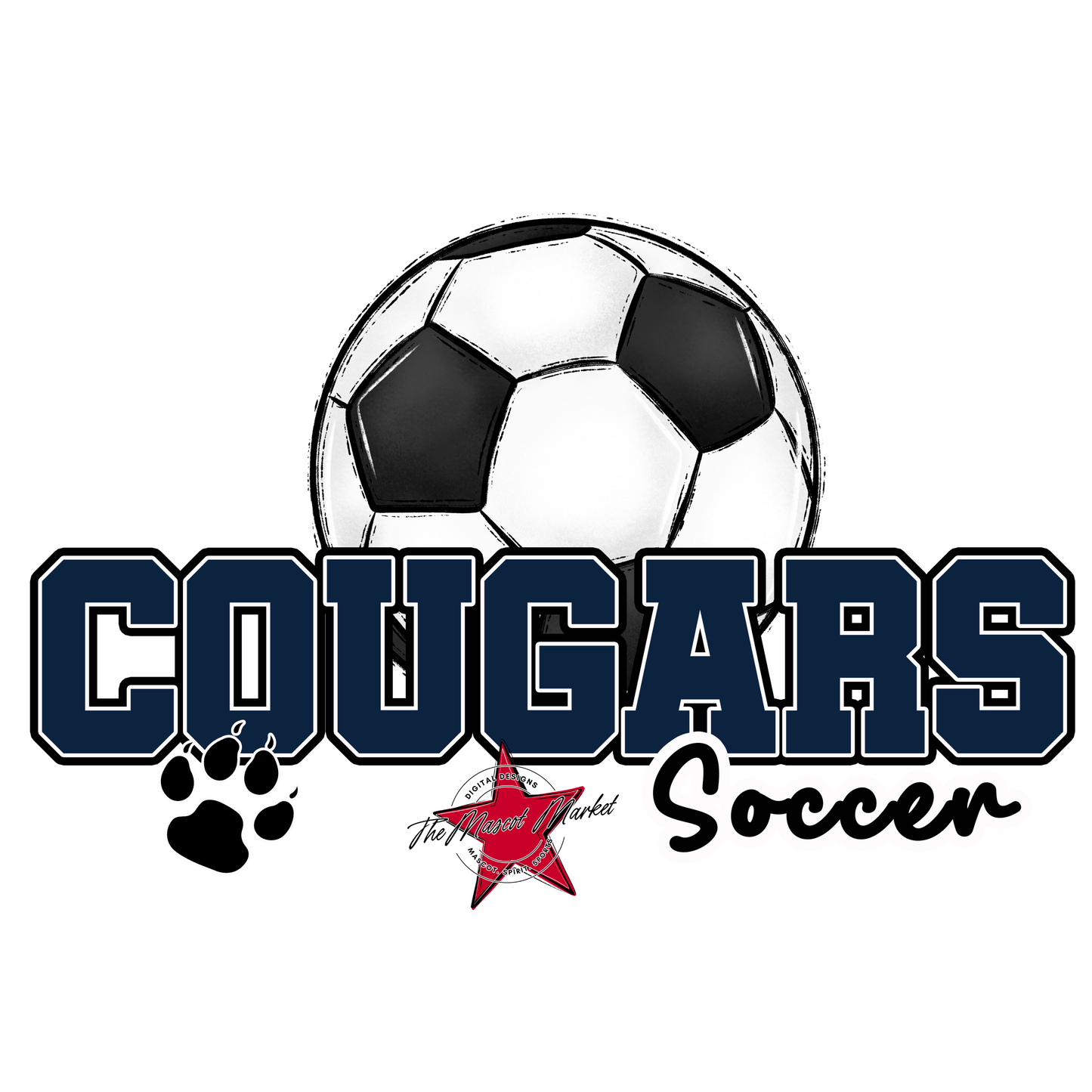Cougars Varsity Soccer-Navy