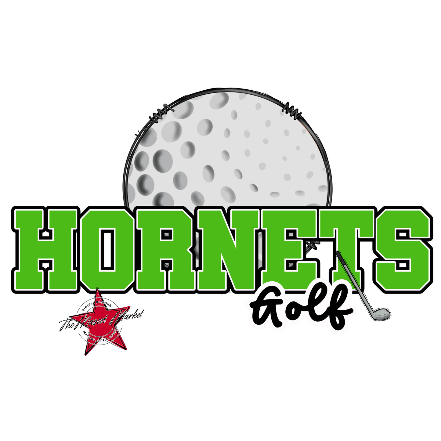 Hornets Varsity Golf-Bright Green