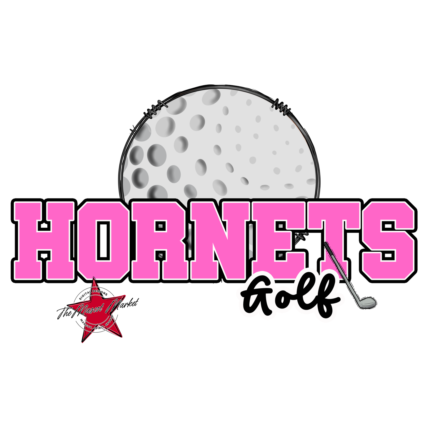 Hornets Varsity Golf-Baby Pink