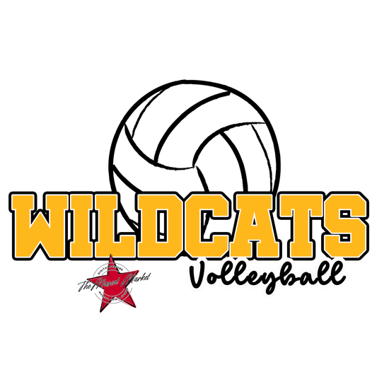 Wildcats Varsity Volleyball-Yellow
