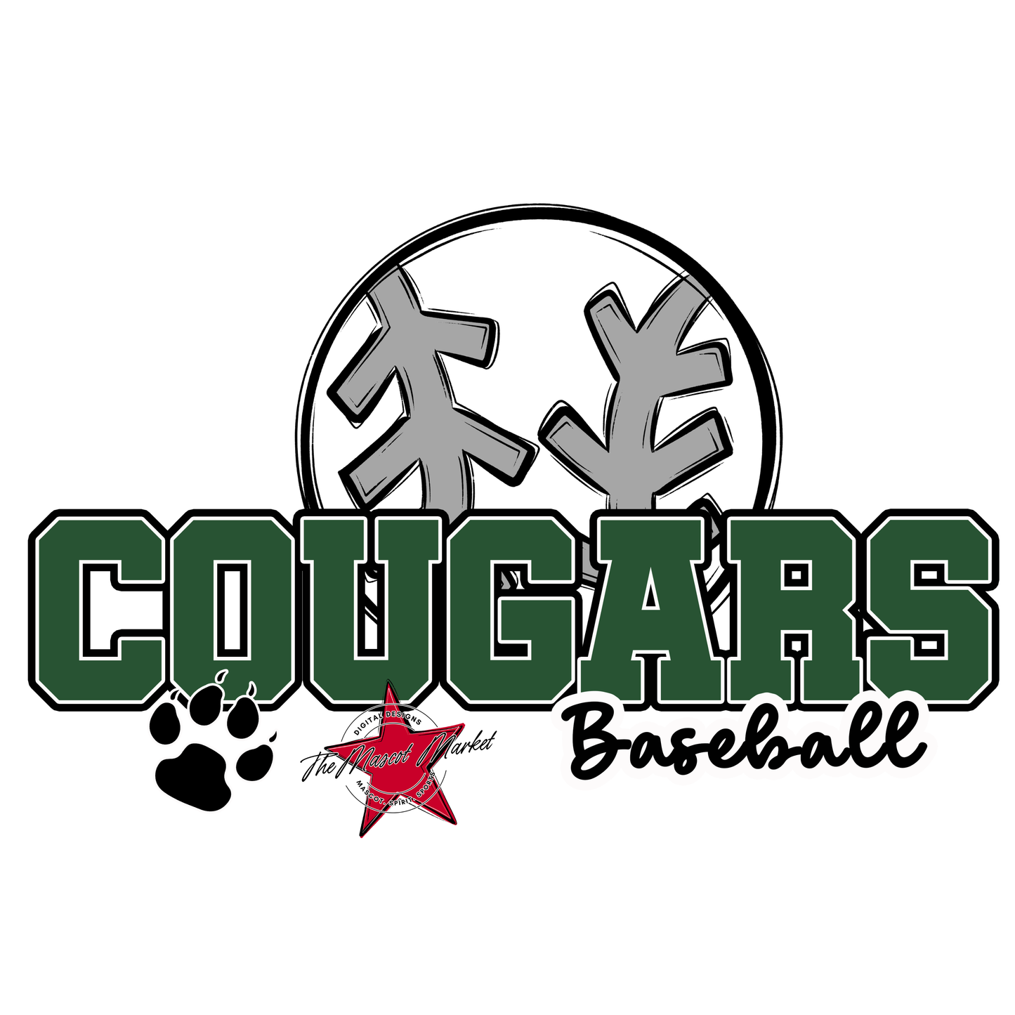 Cougars Varsity Baseball-Green