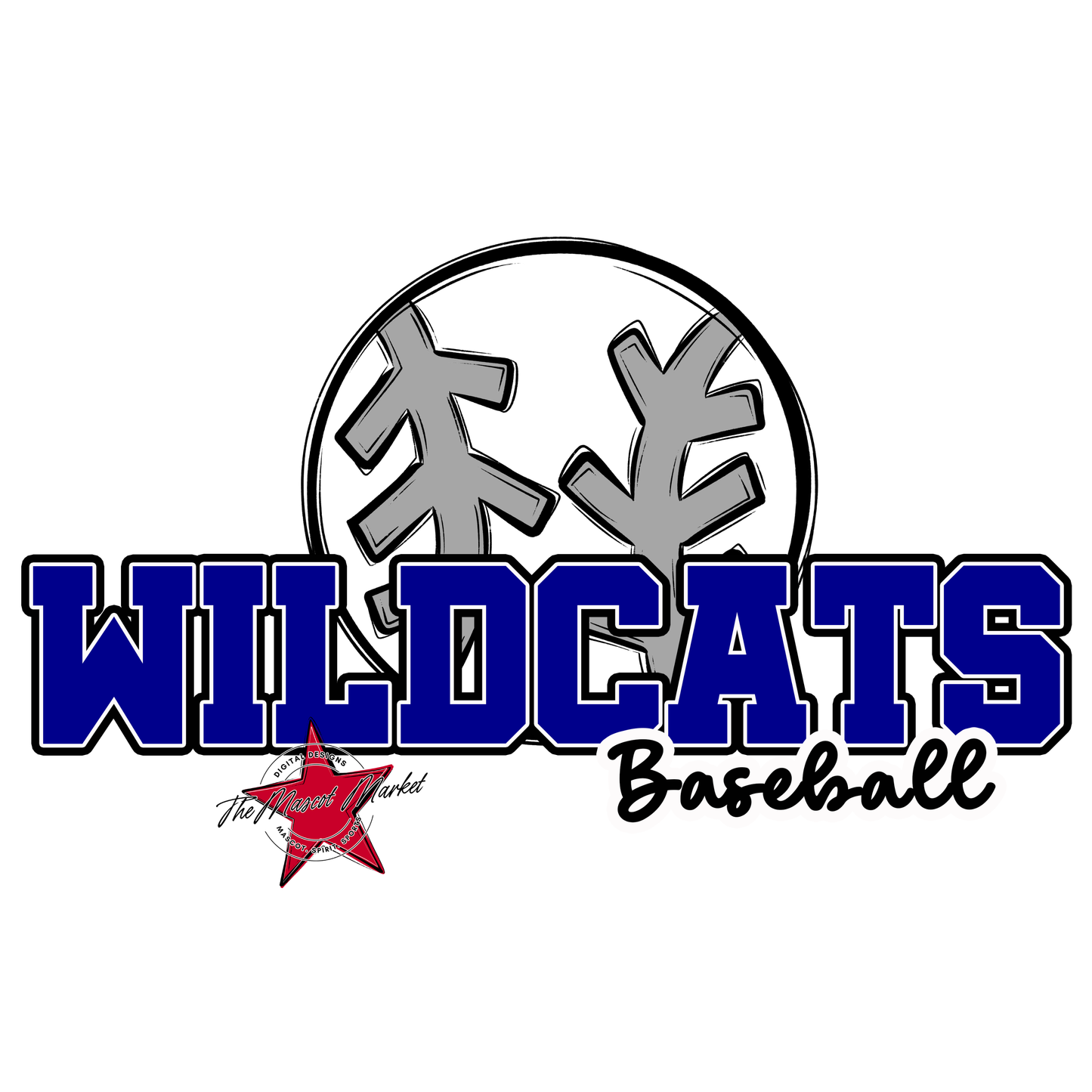 Wildcats Varsity Baseball-Blue