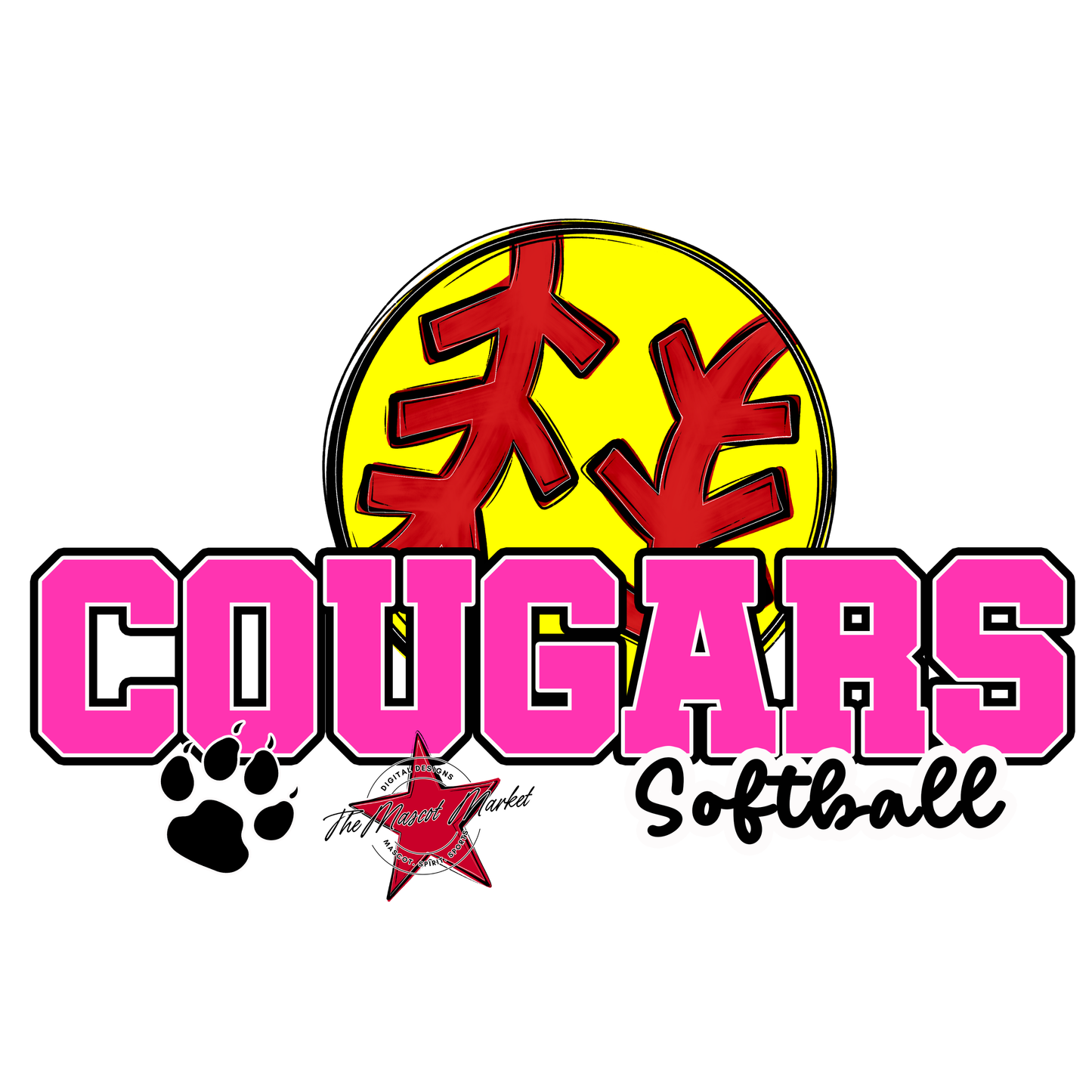 Cougars Varsity Softball-Pink