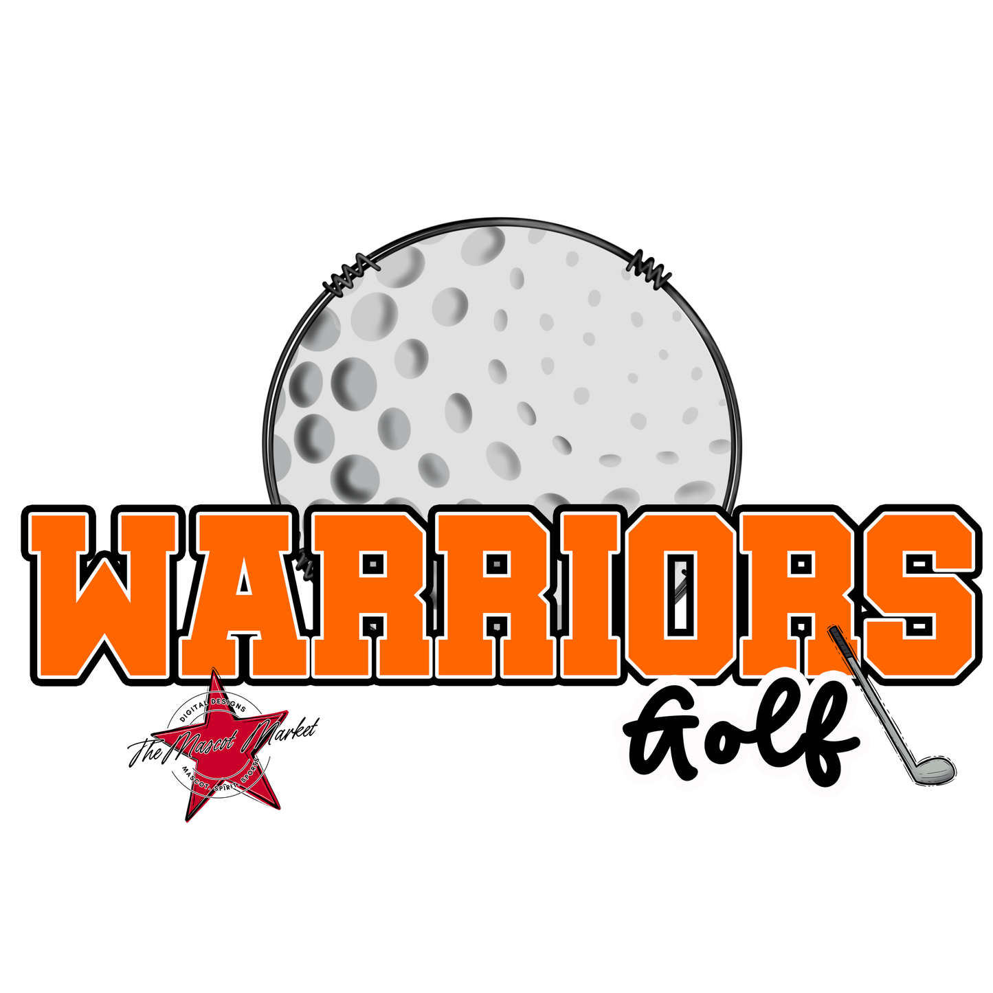 Warriors Varsity Golf-Orange