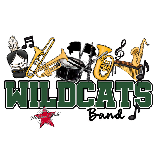 Wildcats Varsity Band-Green