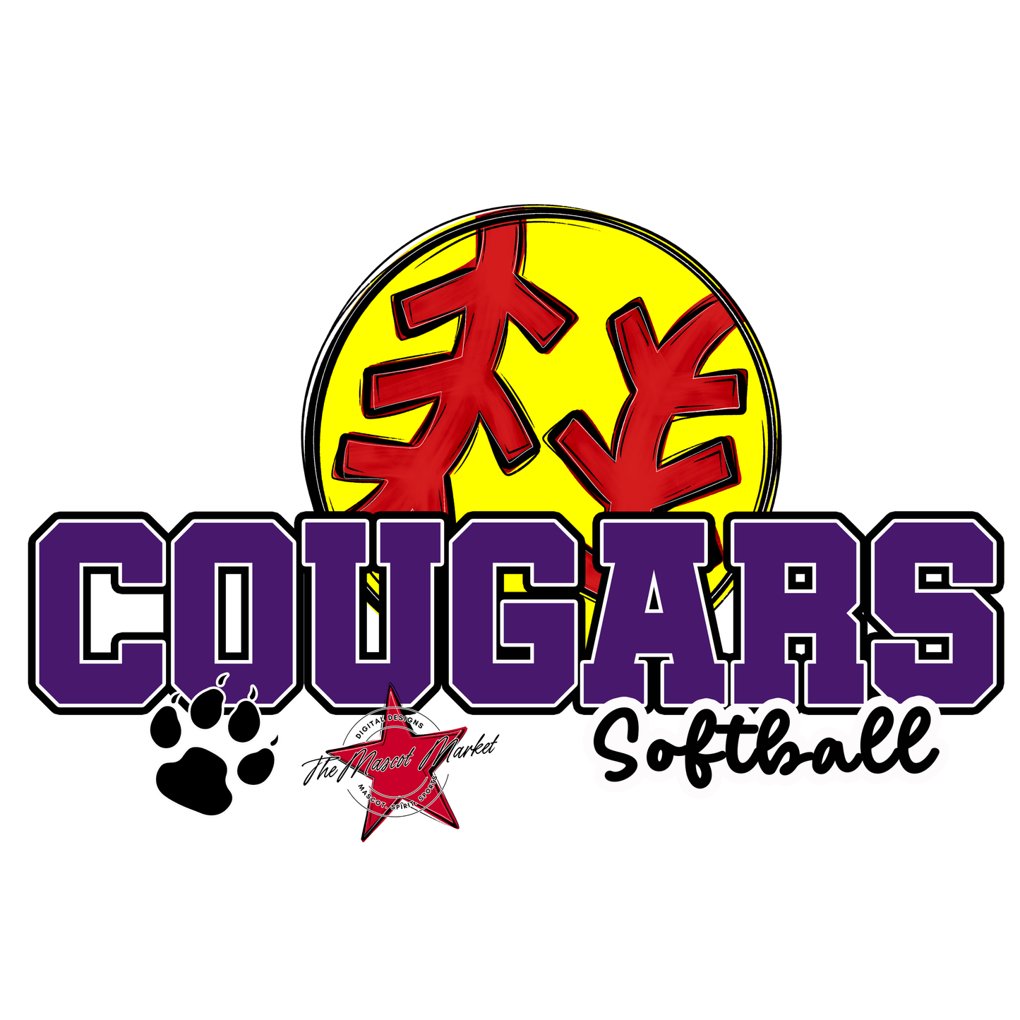 Cougars Varsity Softball-Purple