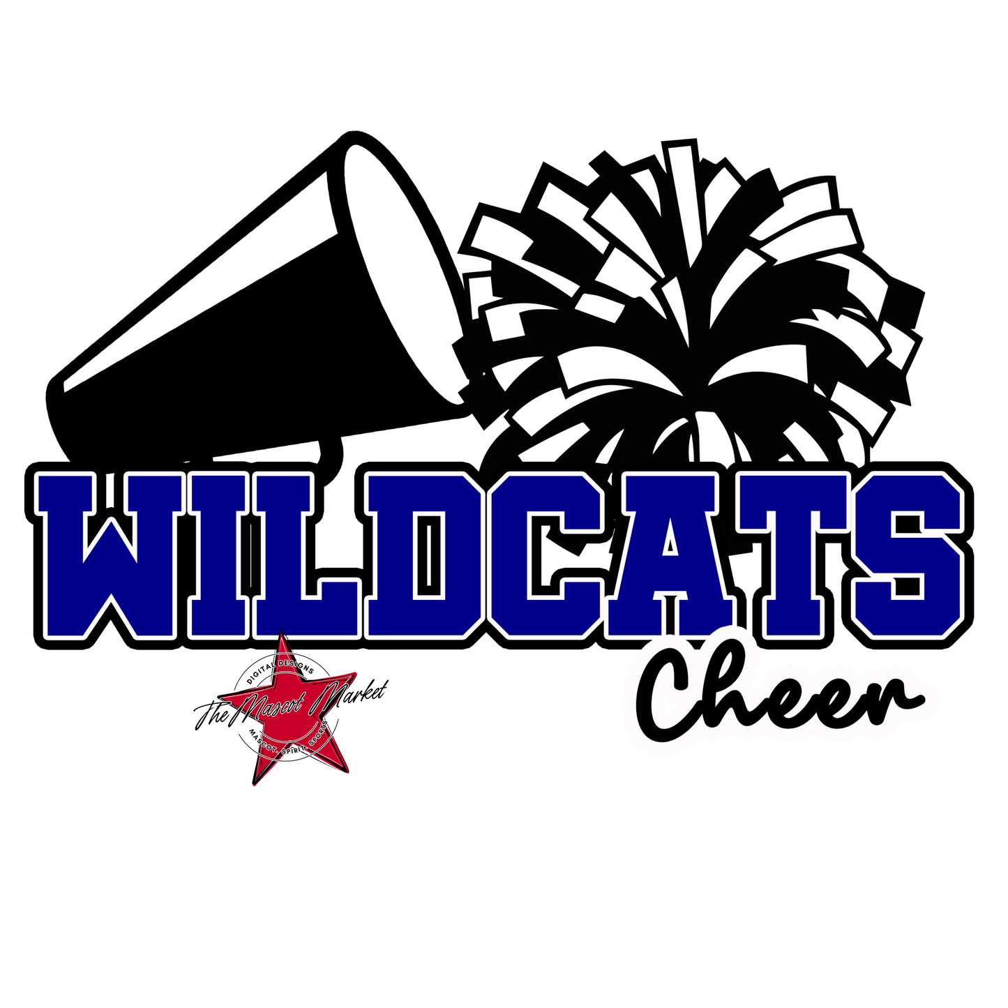 Wildcats Varsity Cheer-Blue
