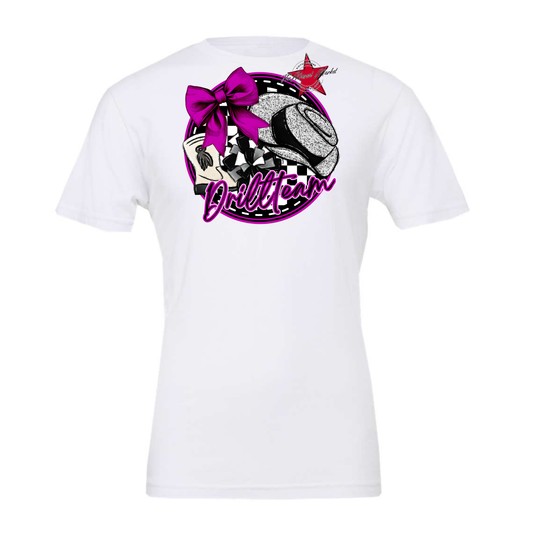 Drill team Circle Design-Pink