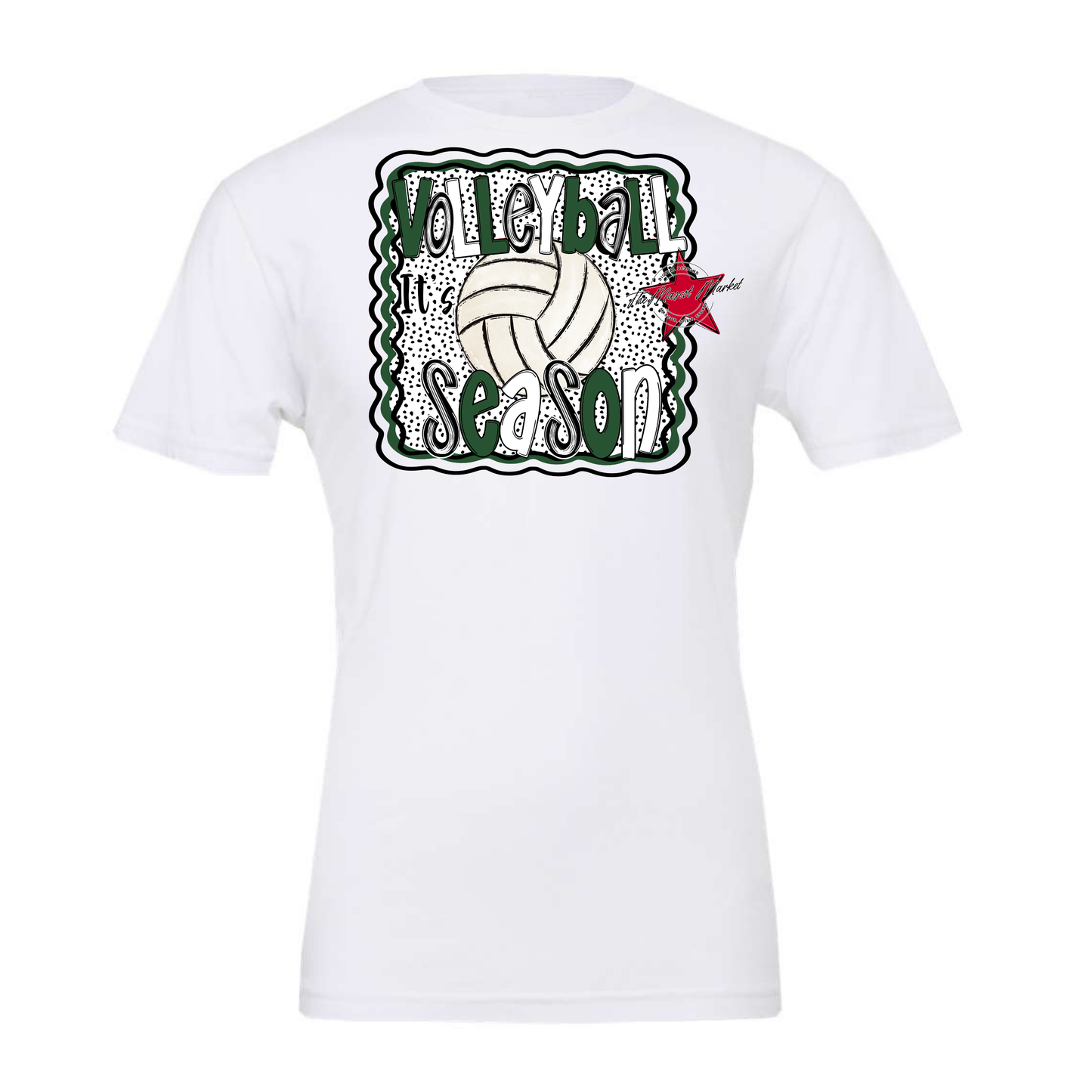 It's Volleyball Season Design-Green