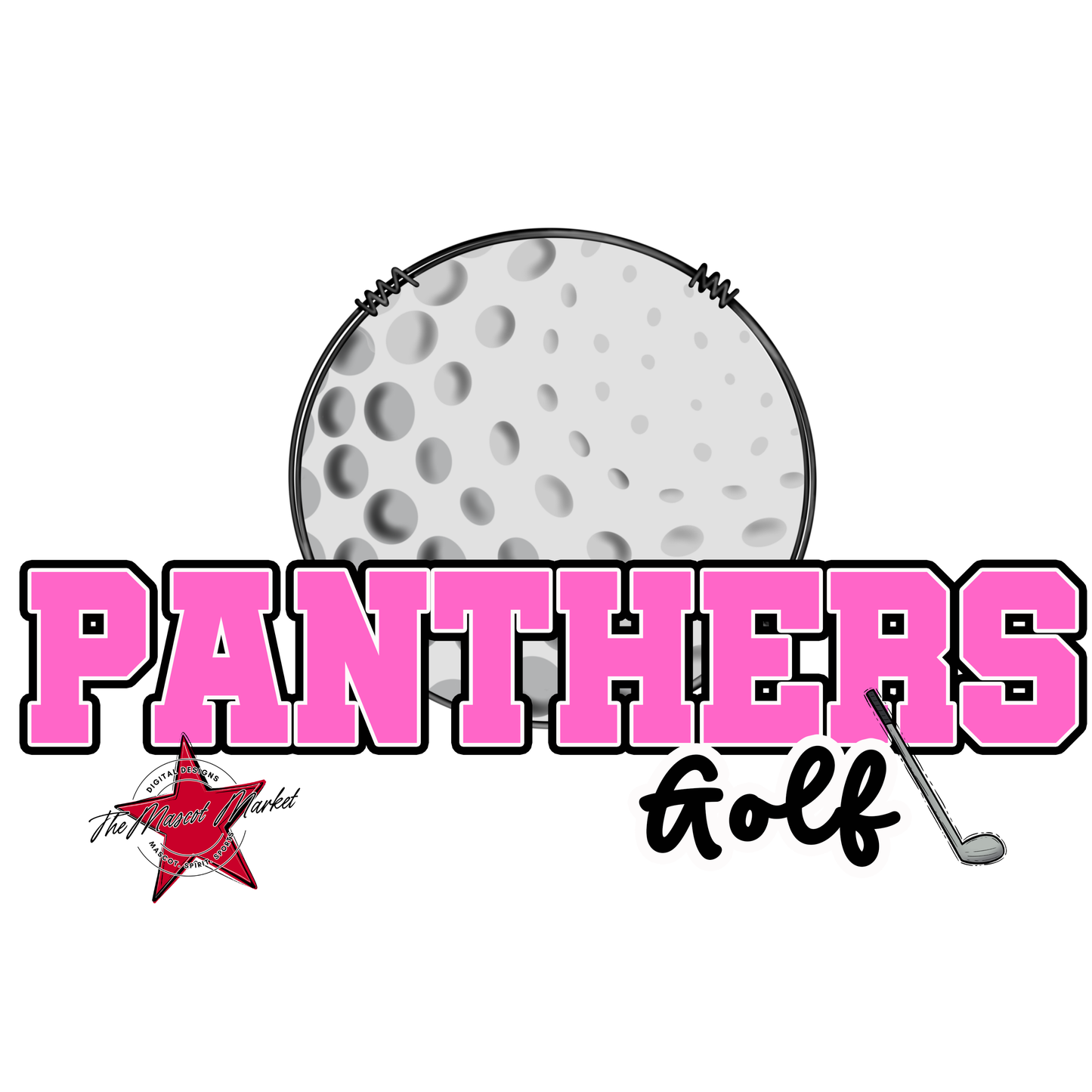 Panthers Varsity Golf-Baby Pink