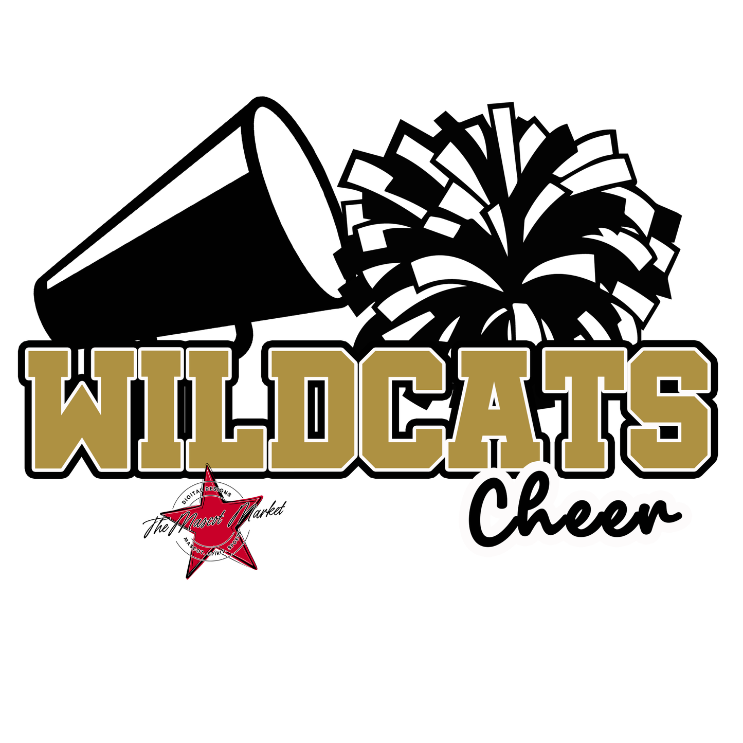 Wildcats Varsity Cheer-Gold