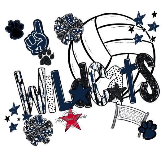 Wildcats Volleyball Scrape-Navy