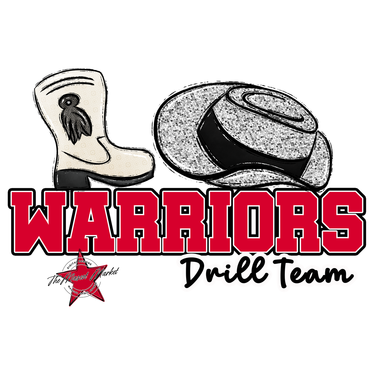 Warriors Varsity Drillteam-Red