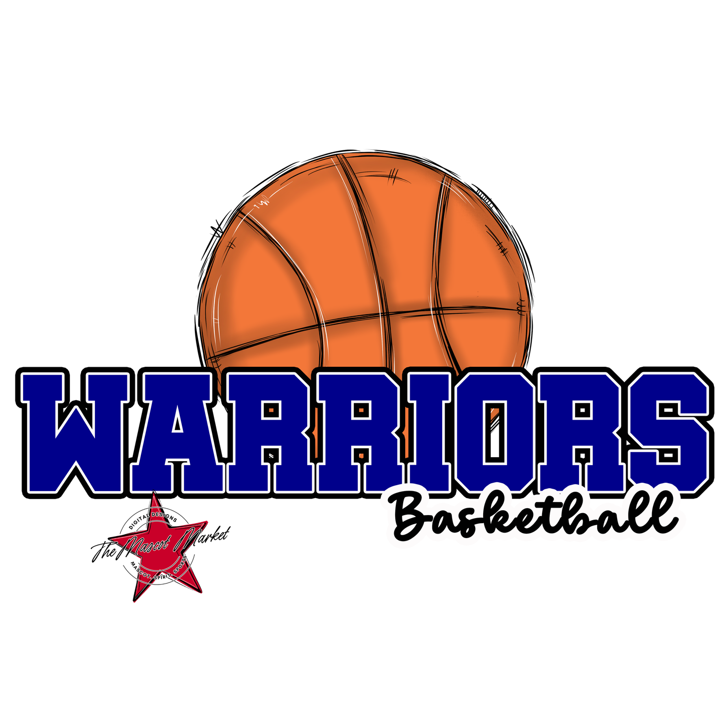 Warriors Varsity Basketball-Blue