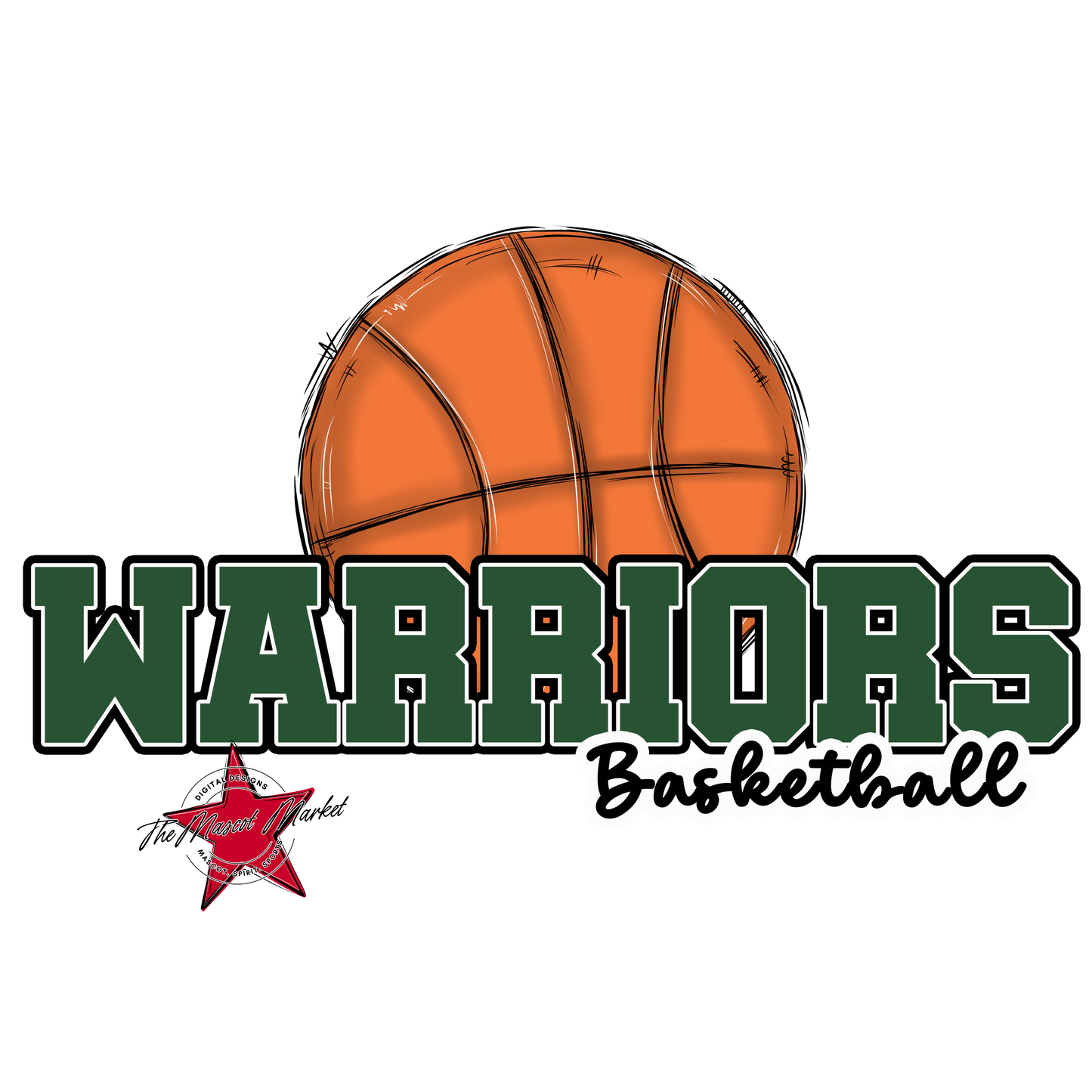 Warriors Varsity Basketball-Green