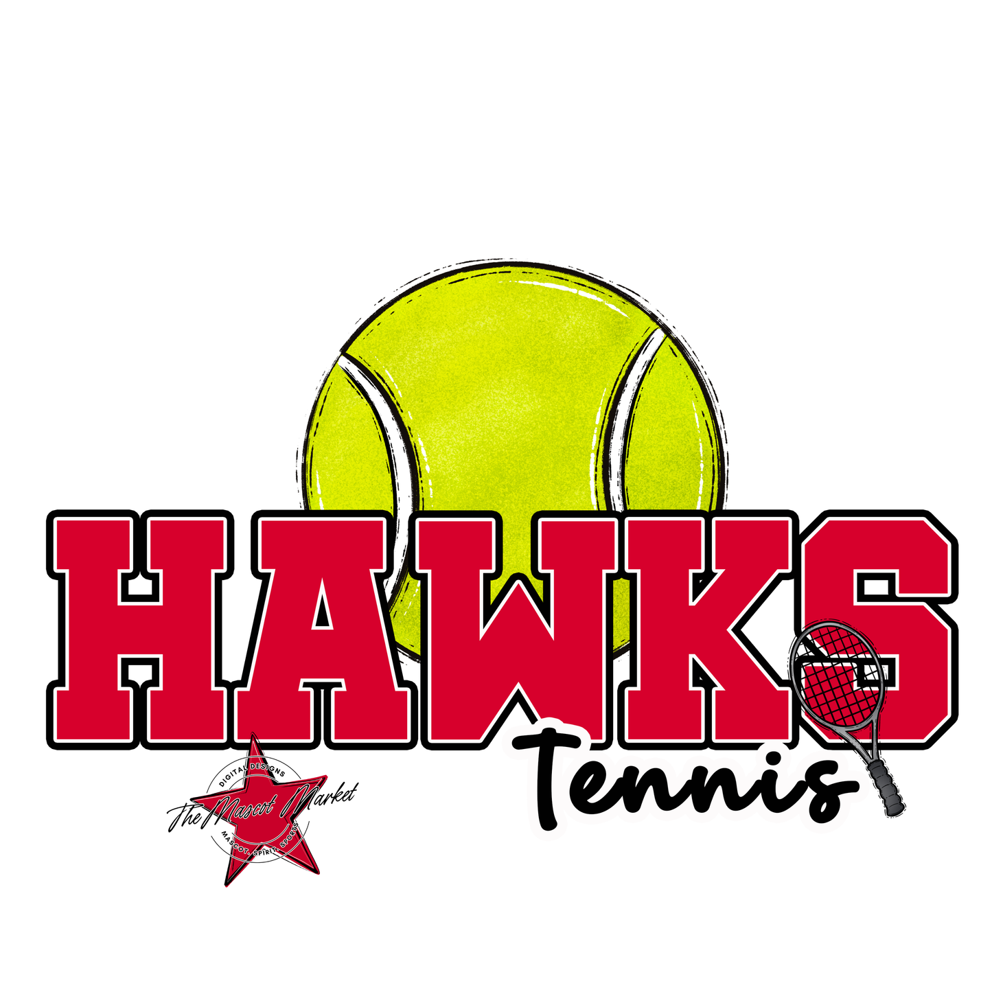 Hawks Varsity Tennis-Red