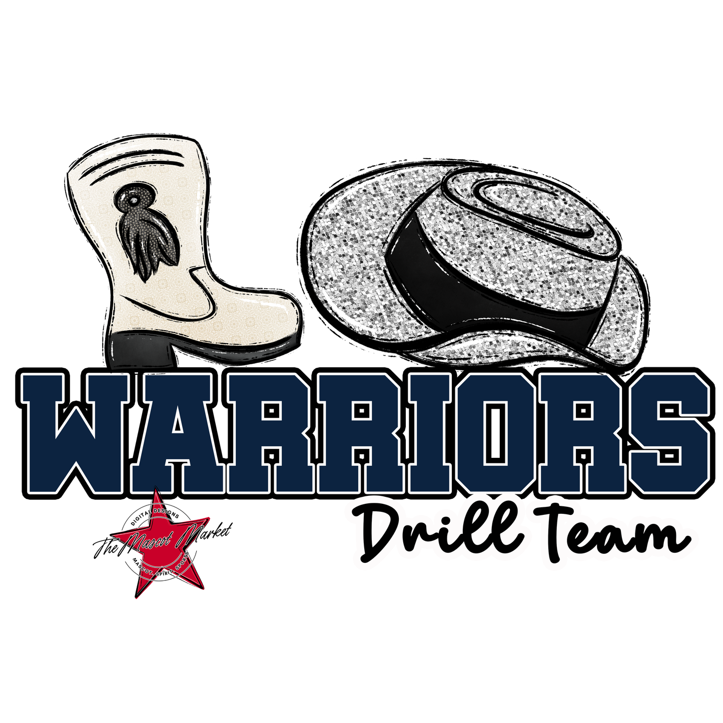 Warriors Varsity Drillteam-Navy