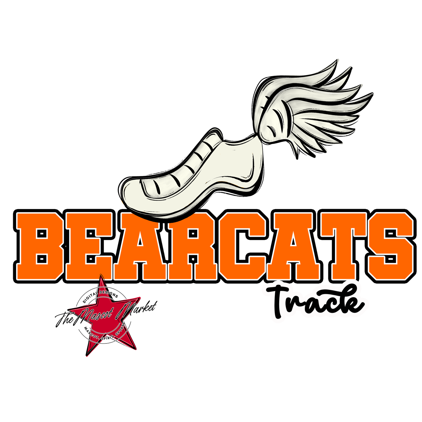 Bearcats Varsity Track Design-Orange
