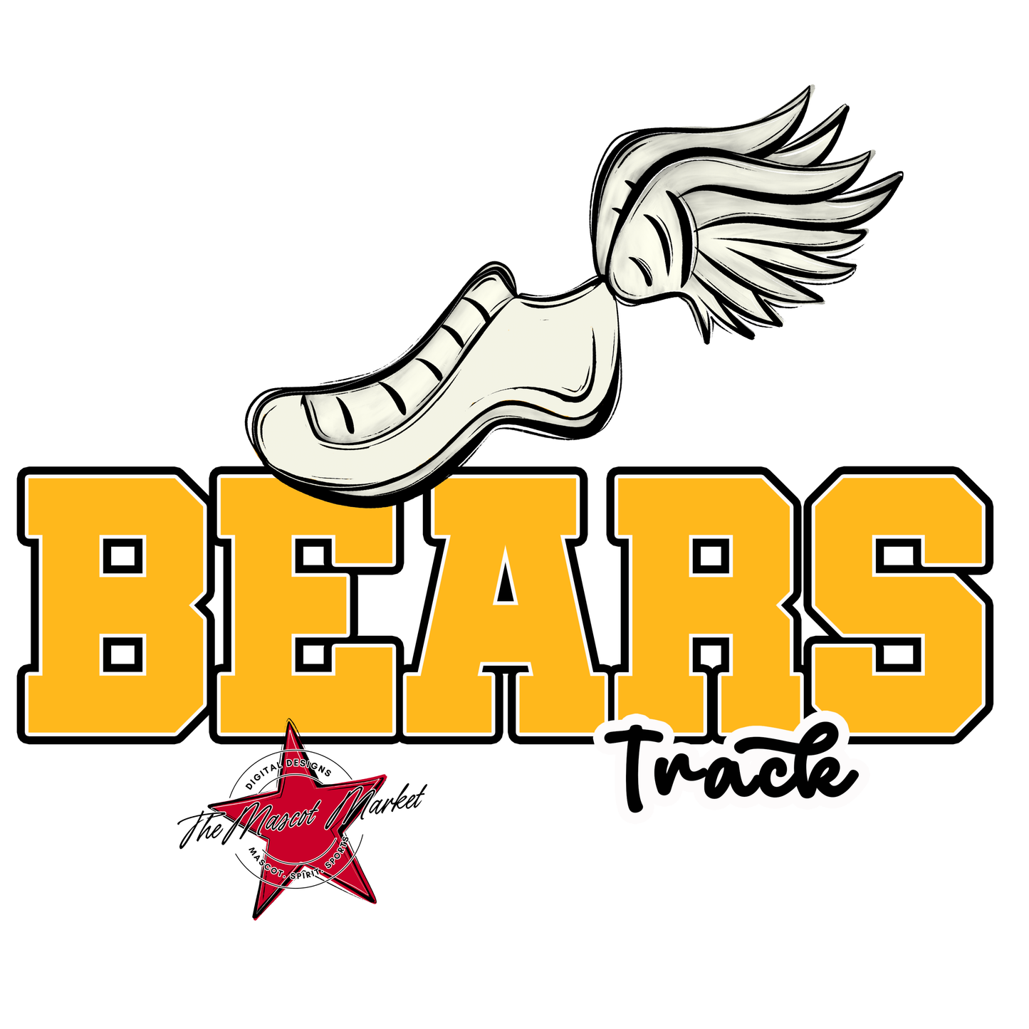 Bears Varsity Track Design-Yellow