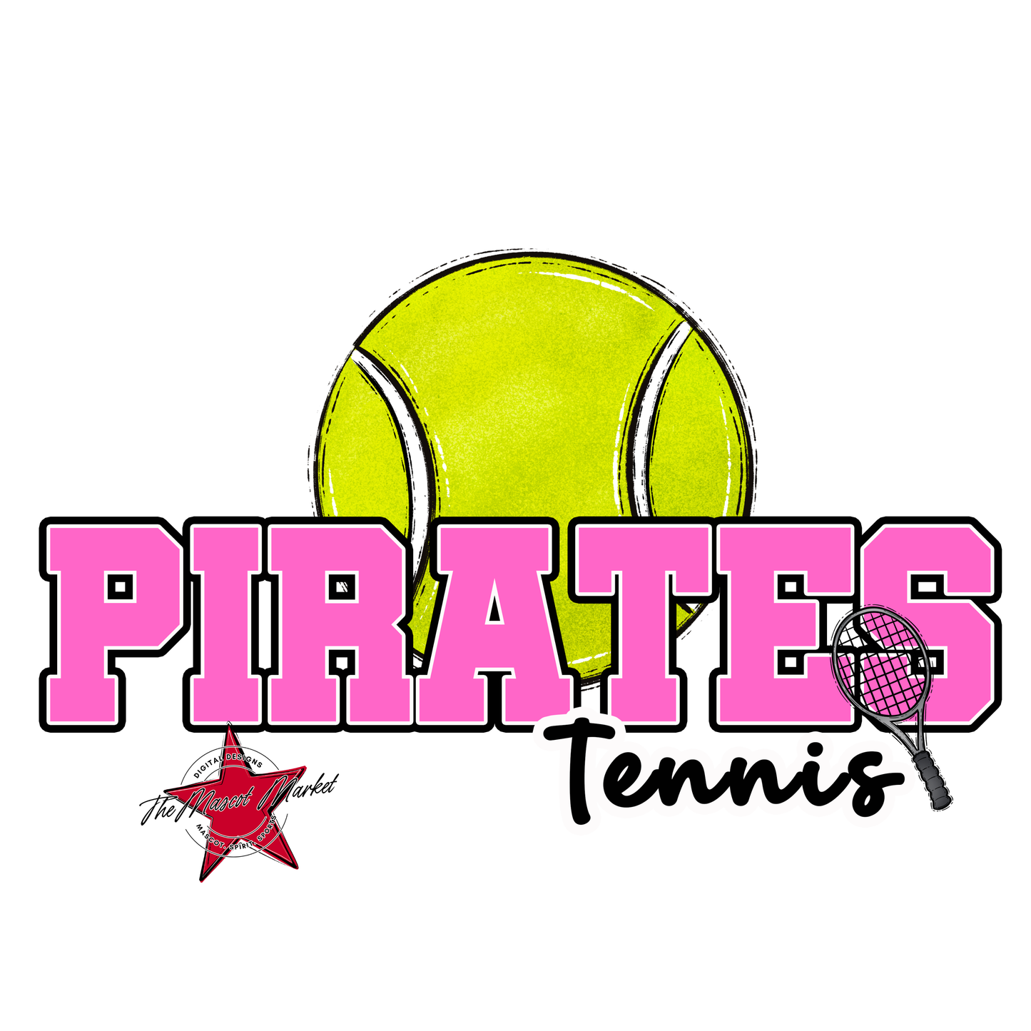 Pirates Varsity Tennis-Baby Pink