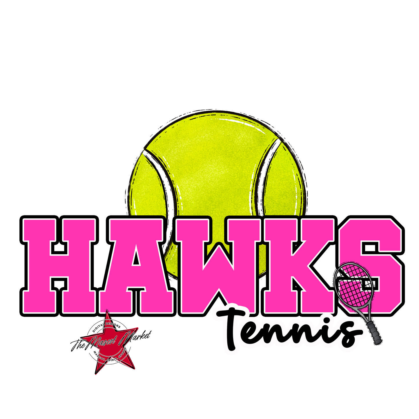 Hawks Varsity Tennis-Pink