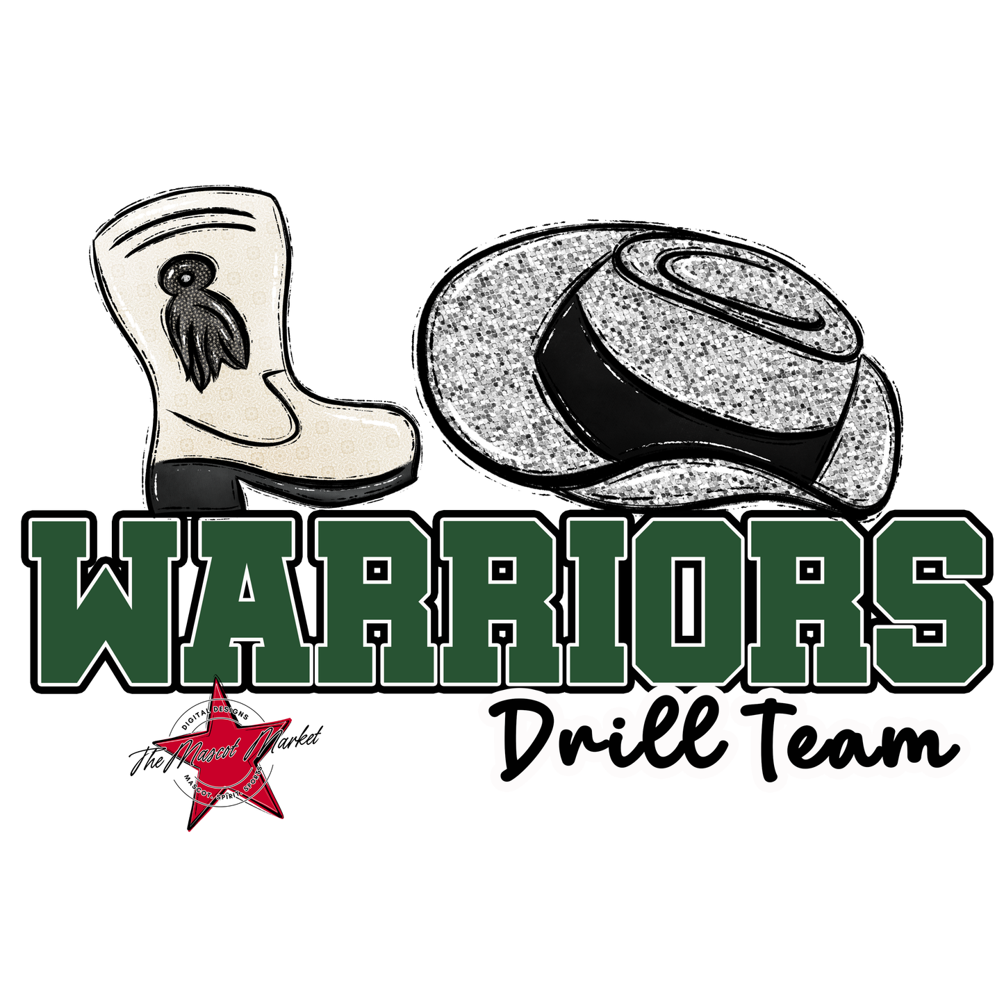 Warriors Varsity Drillteam-Green