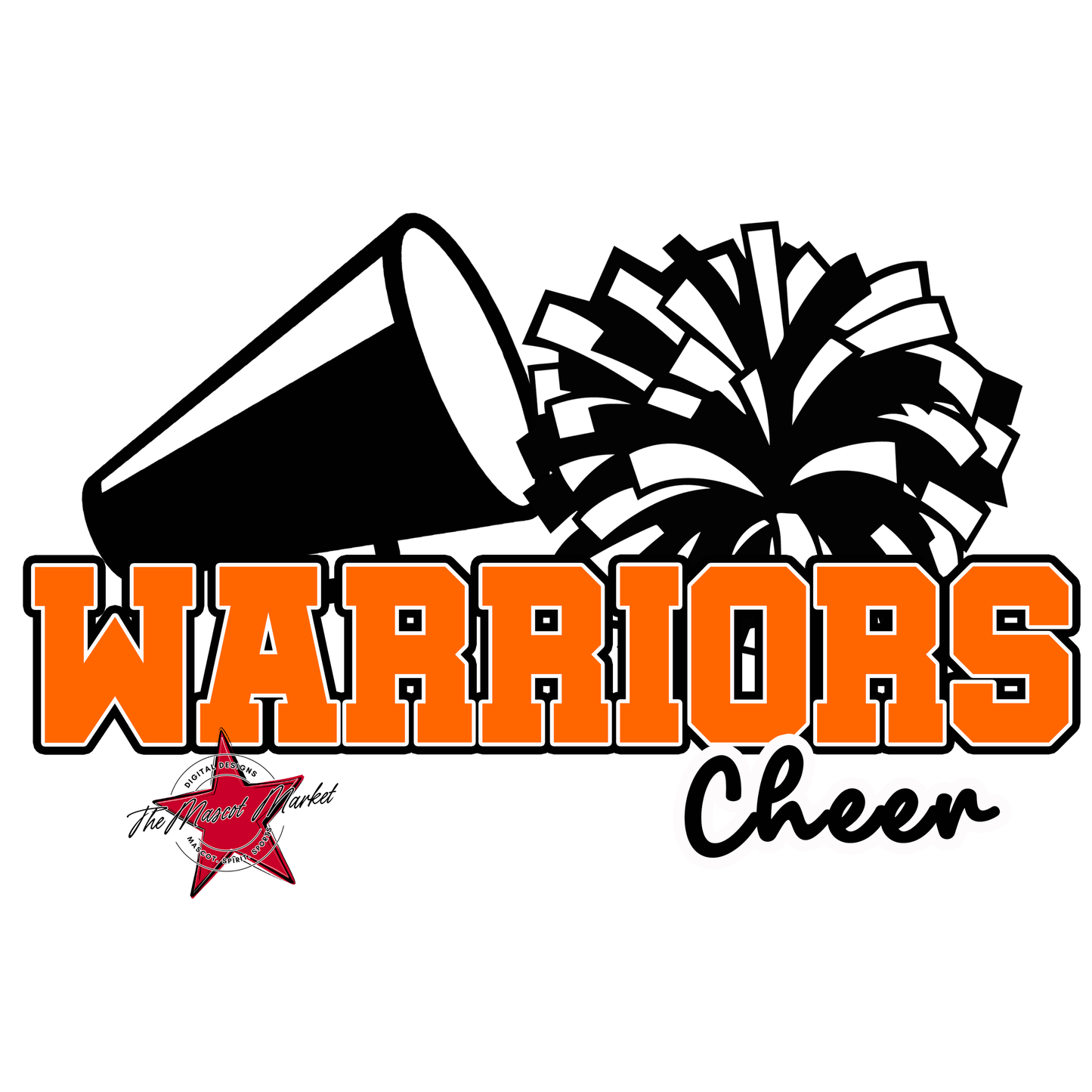 Warriors Varsity Cheer-Orange