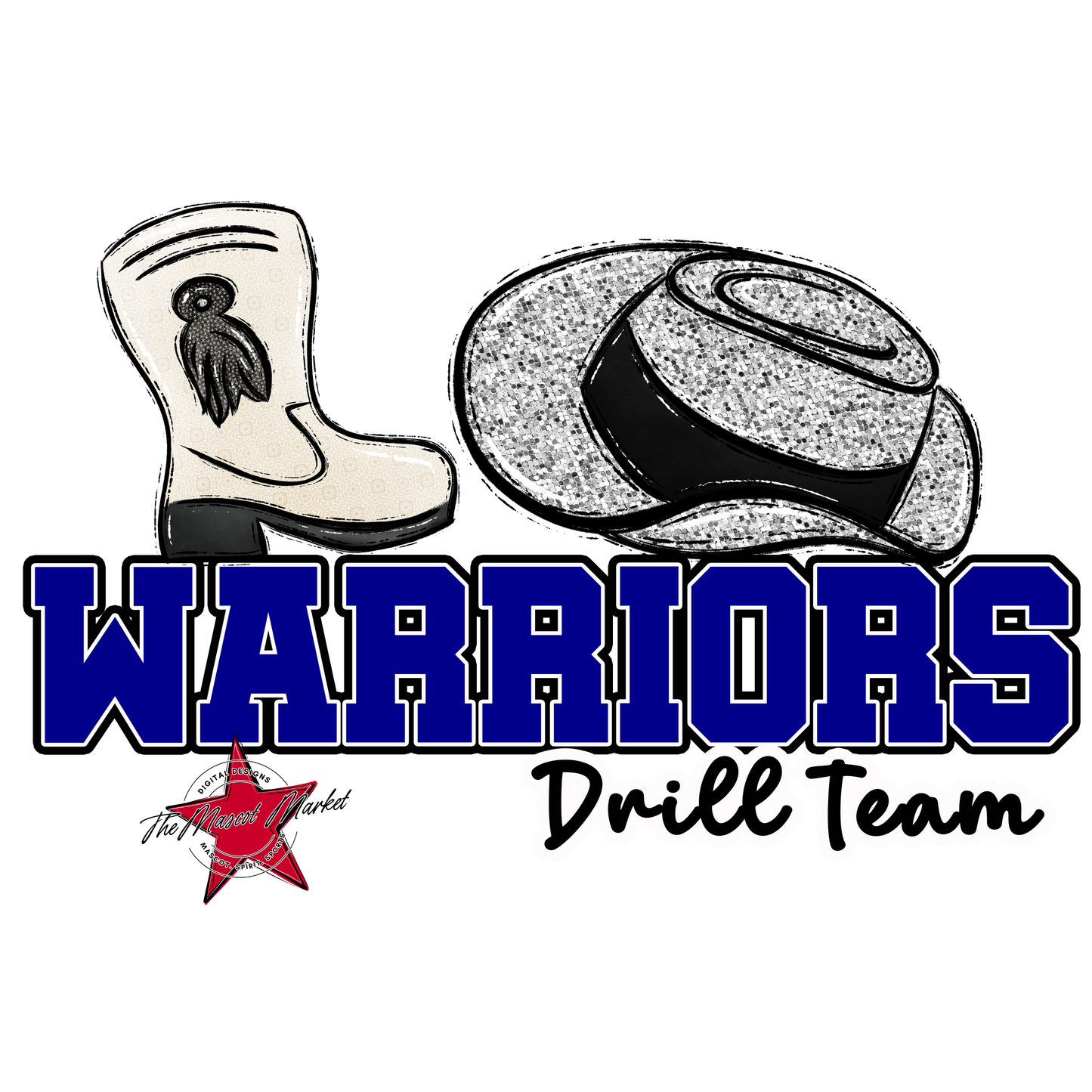Warriors Varsity Drillteam-Blue