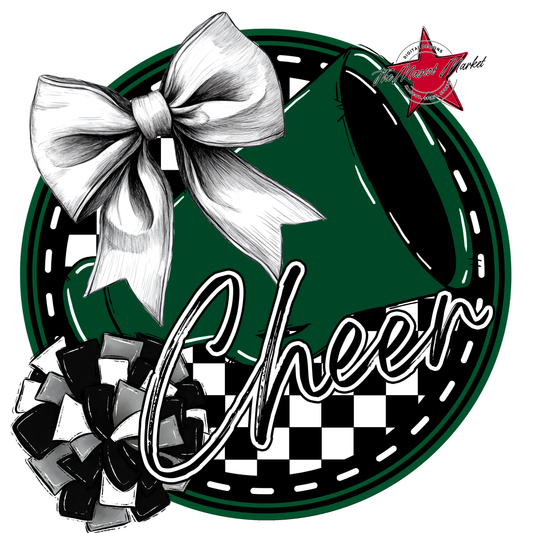 Cheer Circle Design-Green