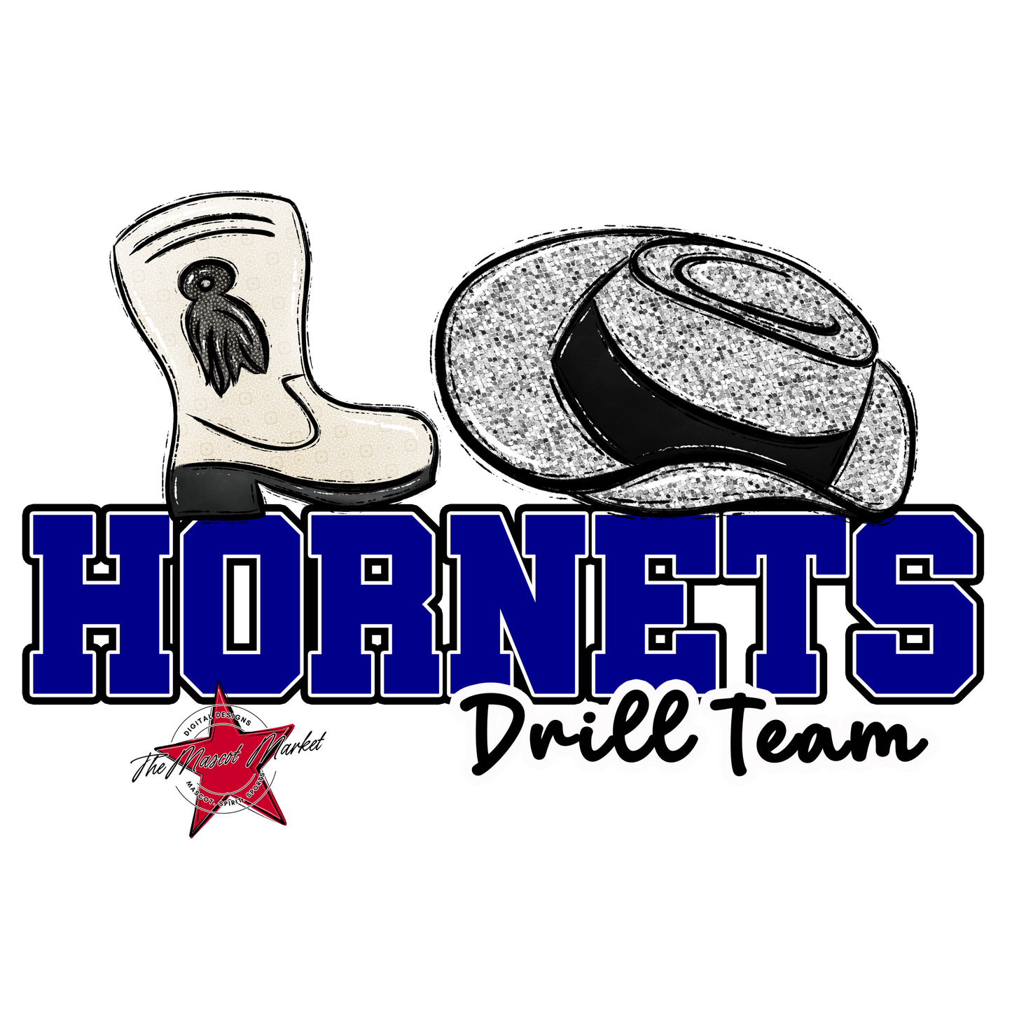 Hornets Varsity Drillteam-Blue