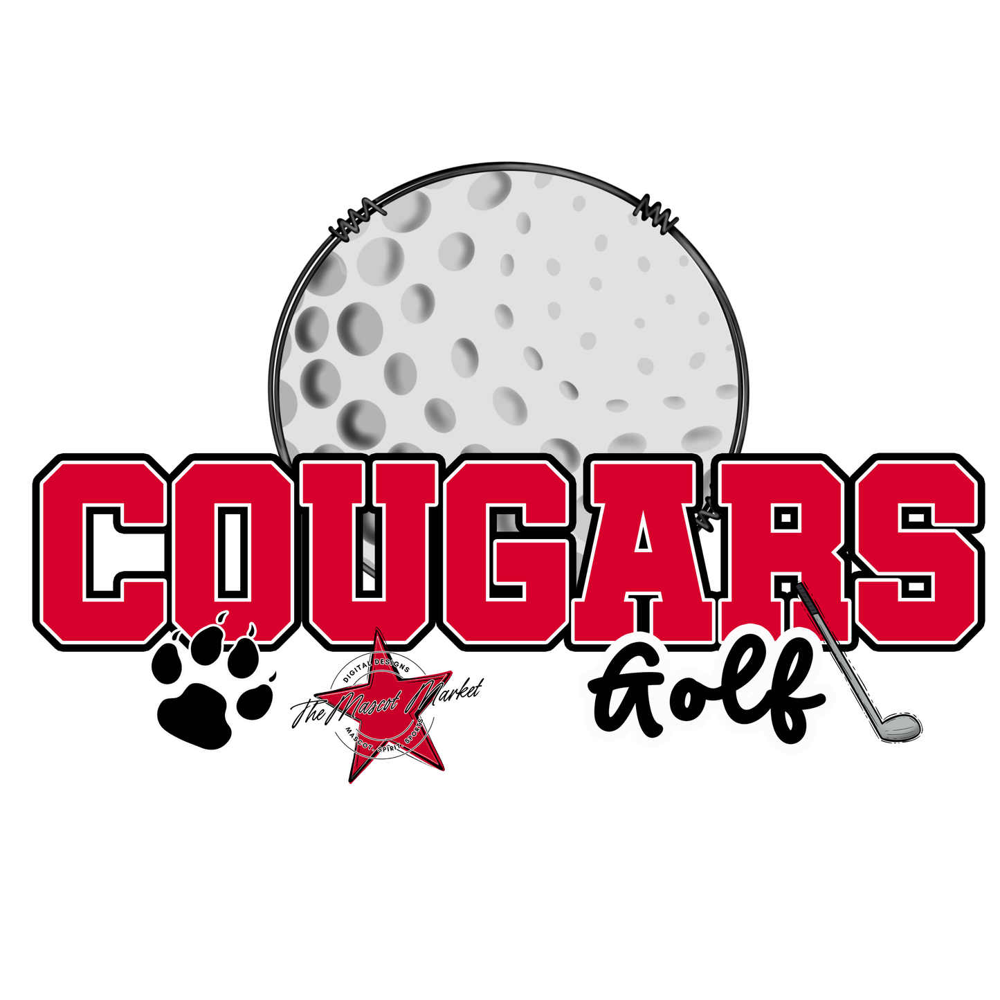 Cougars Varsity Golf-Red