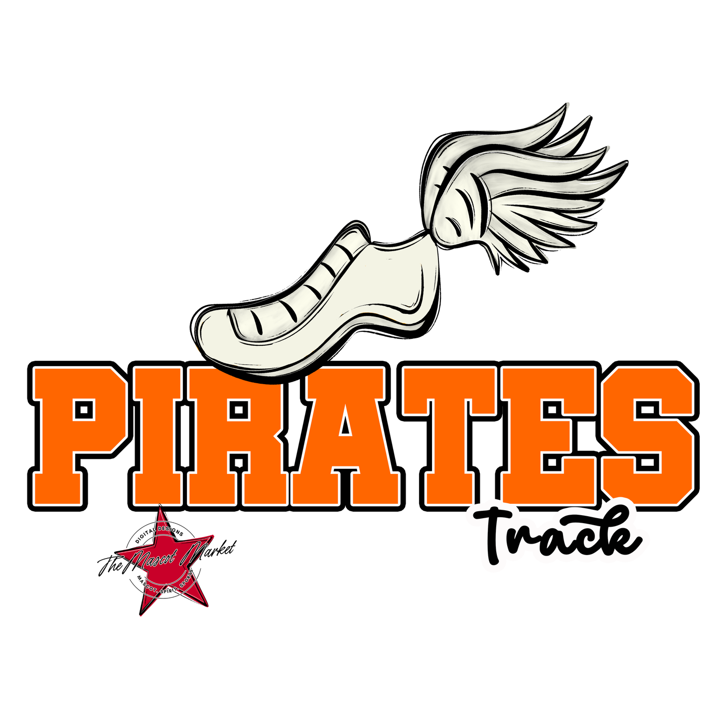 Pirates Varsity Track-Orange