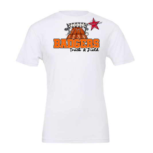 Badgers Varsity Track and Field Design-Orange